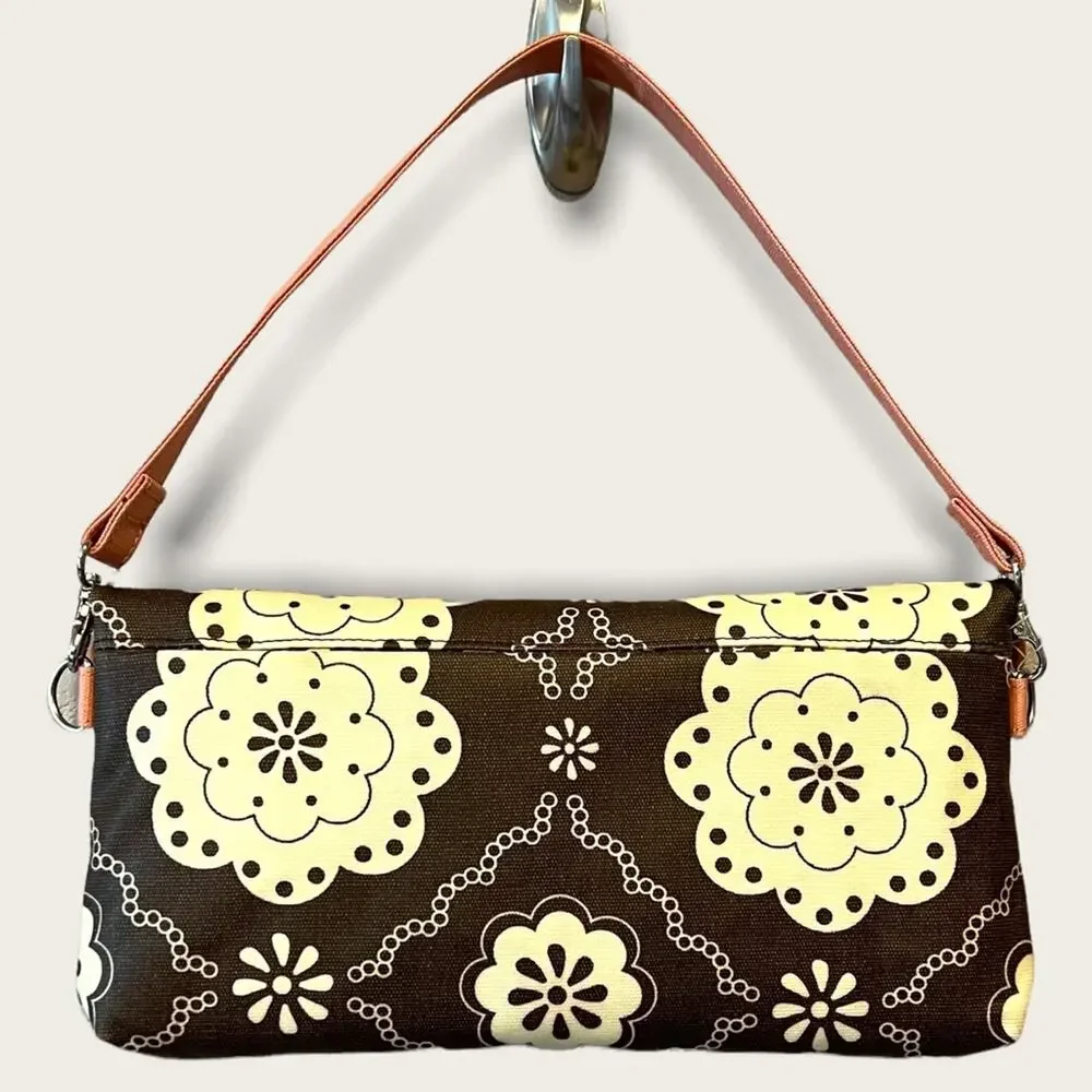 Petunia Pickle Bottom Diaper Clutch-Breakfast in Belfast Print “R” Monogram